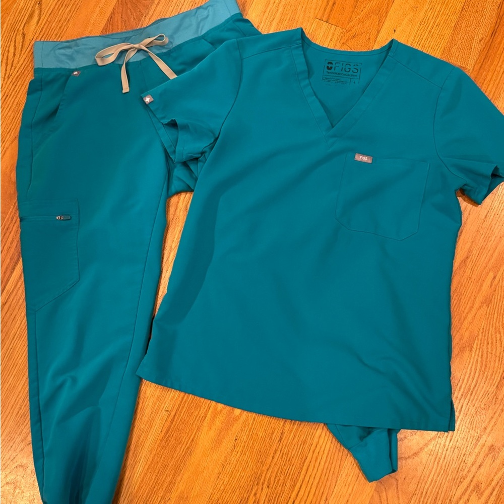 Teal Figs Scrub Set Zamora/Catarina